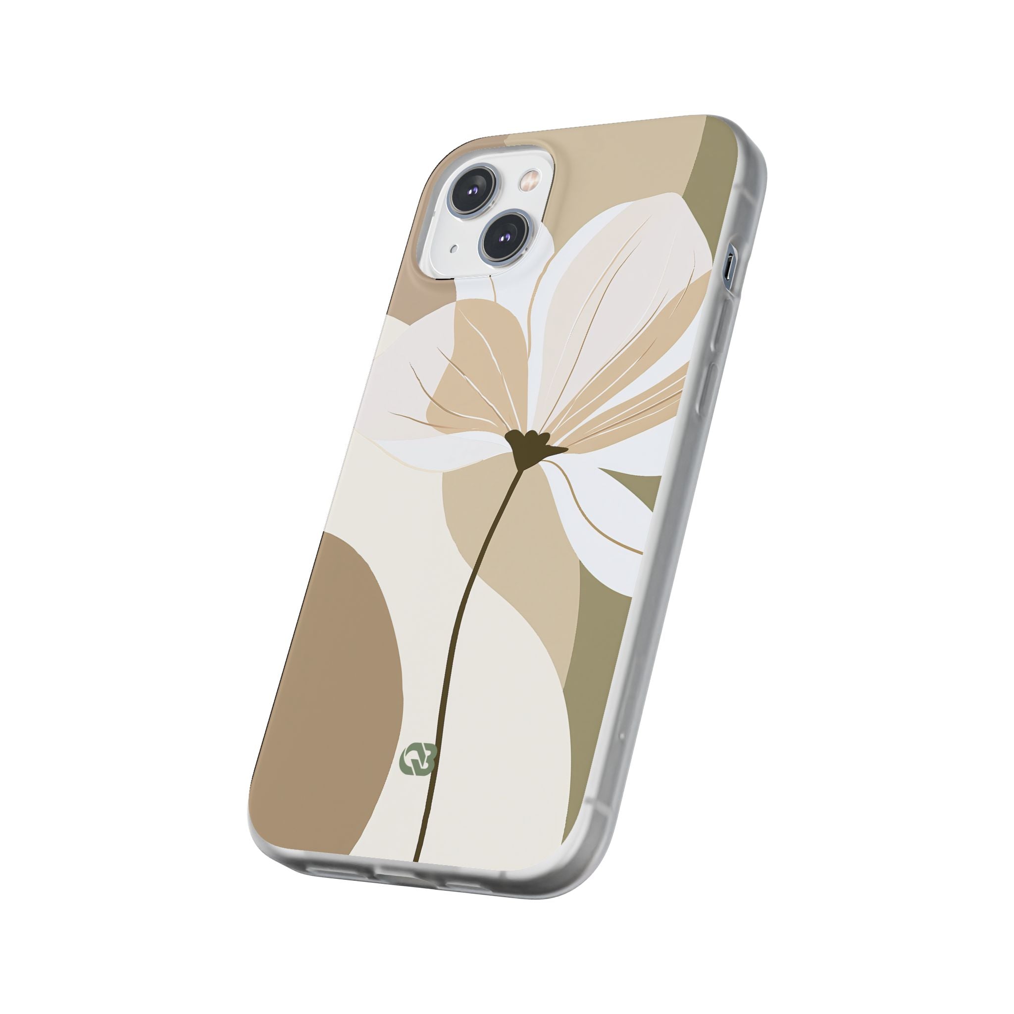 Beige Lite Phone Case for iPhone - Sage Linen Magnolia
