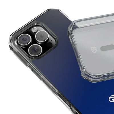 Blue Impact MagSafe Phone Case for iPhone - Midnight Cobalt Fade