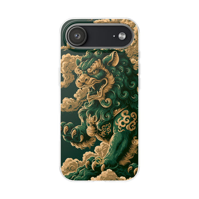 Imperial Guardian Lion · Lite Phone Case for iPhone ·  Green