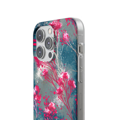 Cyber Blossom · Lite Phone Case for iPhone ·  Teal