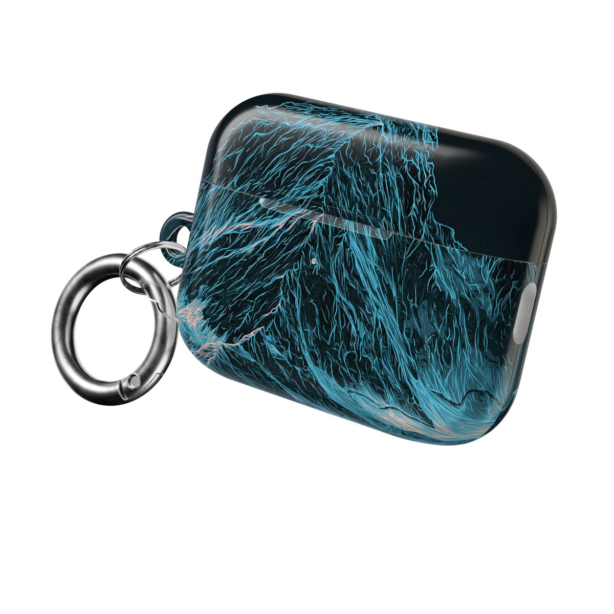 Glacial Alpine Peak · Hard Case for AirPods & AirPods Pro · Blue