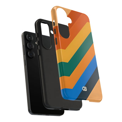 Retro Ridge Lines · Tough Phone Case for Samsung