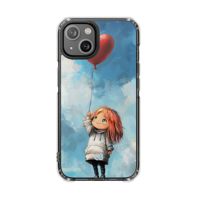 Crimson Heart Sky · Impact Phone Case for iPhone · Magsafe