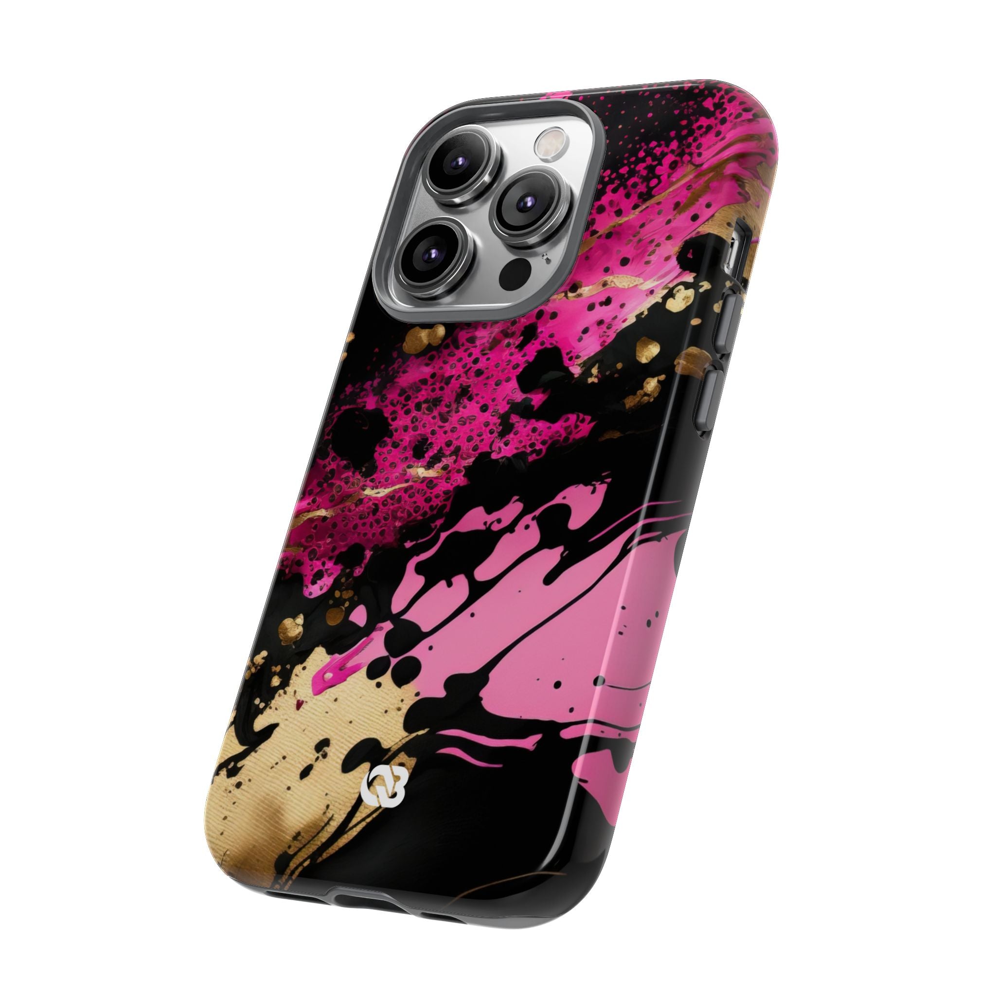 Magenta Liquid Gold · Tough Fundas para teléfono para iPhone