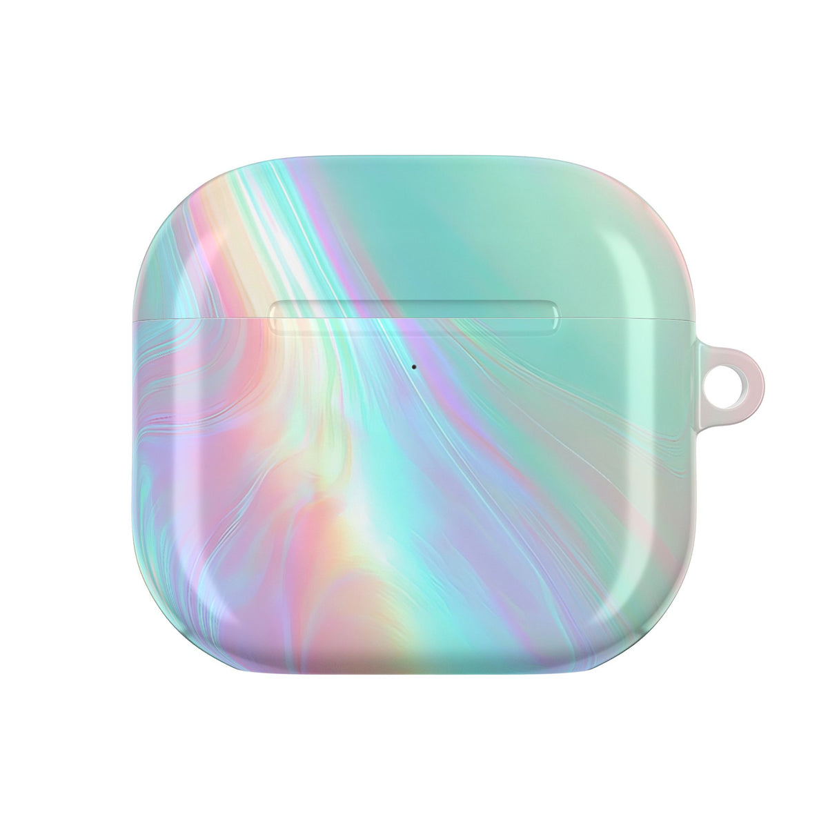 Prismatic Liquid Light · Hard Case for AirPods & AirPods Pro · Teal