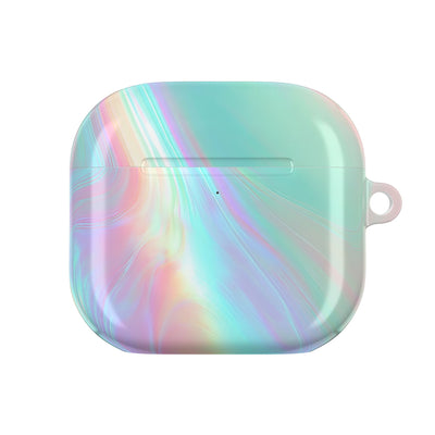 Prismatic Liquid Light · Hard Case for AirPods & AirPods Pro · Teal