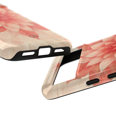 Coral Layered Bloom · Tough Etui na telefon dla Google Pixel