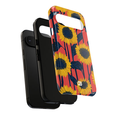 Solar Navy Bloom · Tough Phone Case for Google Pixel