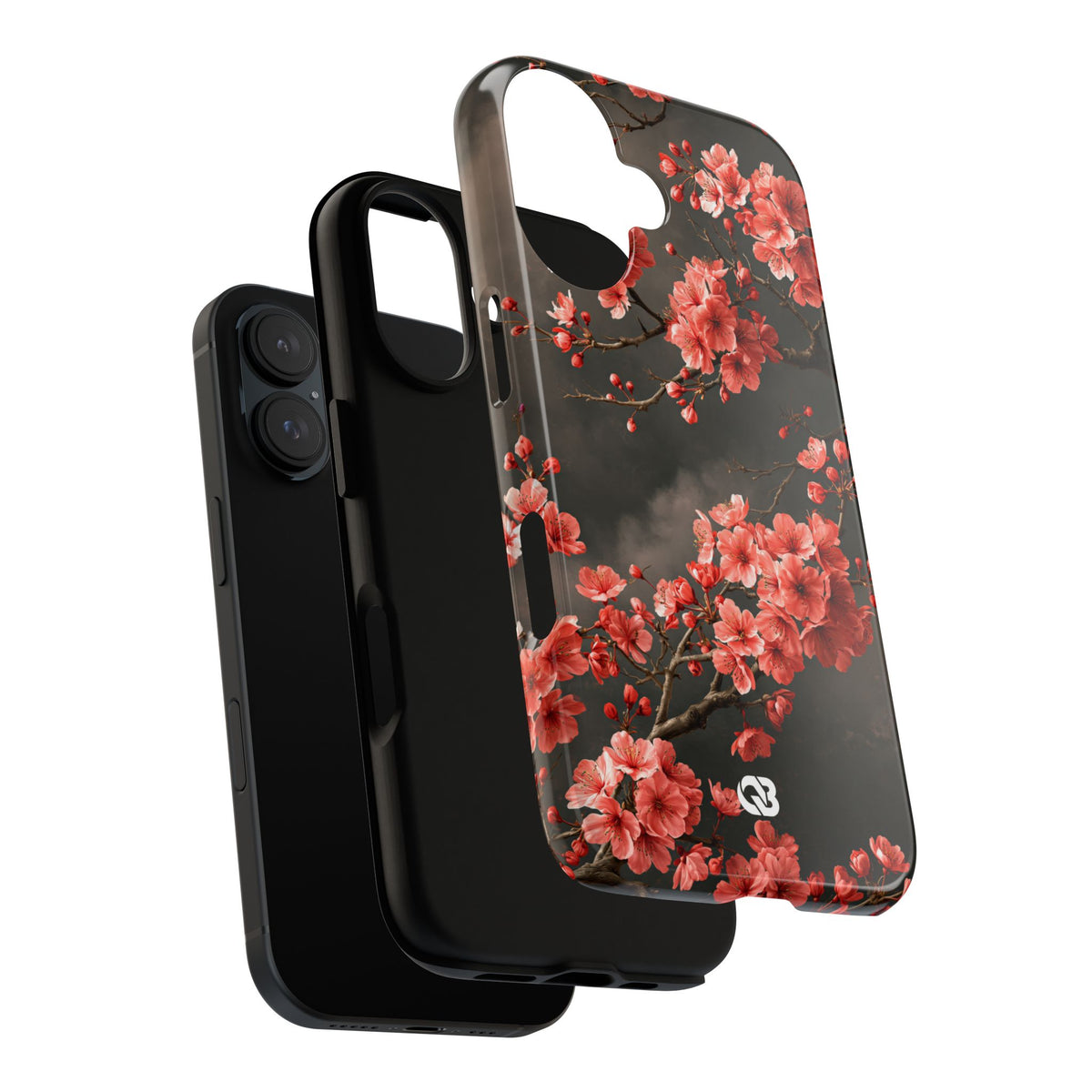 Dark Sakura Nocturne · Tough Phone Case for iPhone · Black