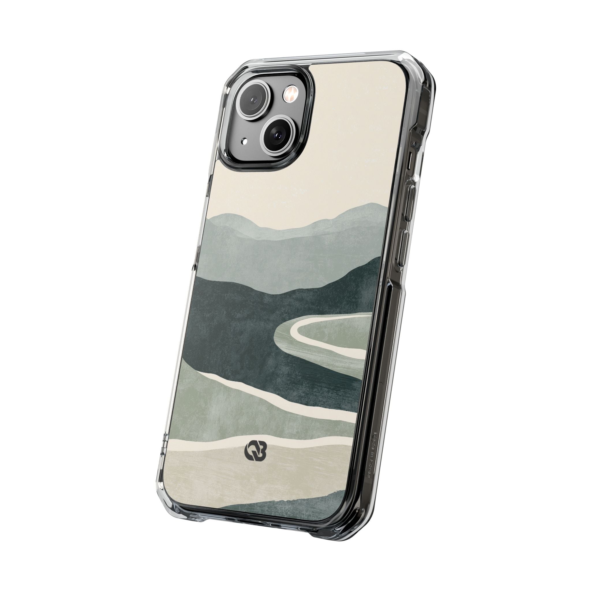 Green Impact MagSafe Phone Case for iPhone - Misty Sage Valley