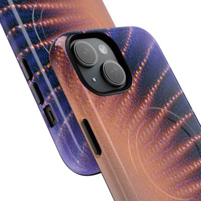 Luminous Aura Burst · Tough 2.0 Magnetic Phone Case for iPhone · Blue
