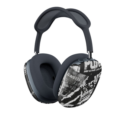 Underground Punk Collage · Hard Case for AirPods Max · Black