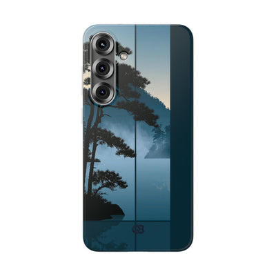 Blue Lite Phone Case for Samsung - Kyoto Mist Pine