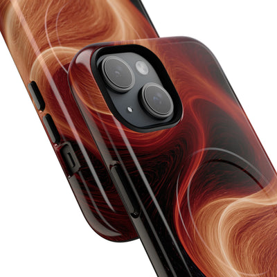 Solar Ember Flow · Tough 2.0 Magnetic Phone Case for iPhone · Orange