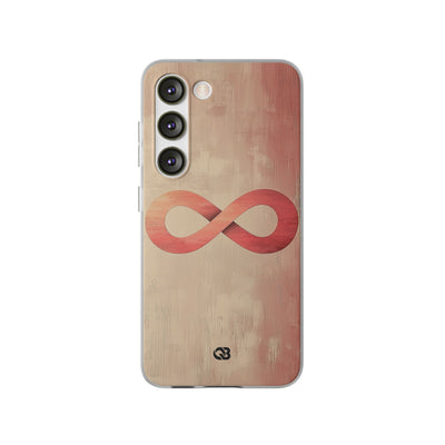 Terracotta Infinity Stroke · Soft Phone Case for Samsung