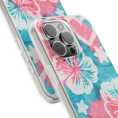 Tropical Hibiscus Bloom · Lite Phone Case for iPhone ·  Teal