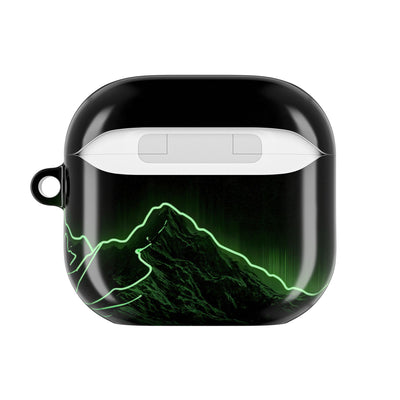 Nordic Mountain Contour · Hard Case for AirPods & AirPods Pro · Black