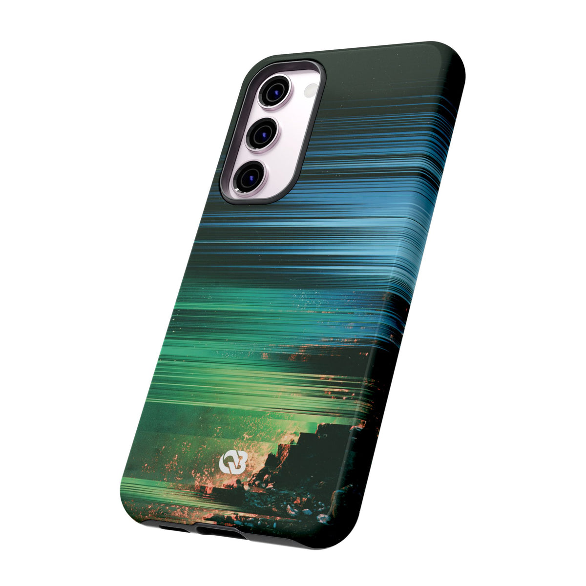 Digital Shoreline Drift · Tough Phone Case for Samsung · Teal