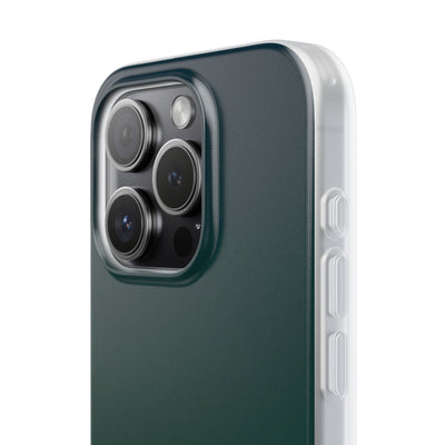 Green Lite Phone Case for iPhone - Midnight Pine Horizon