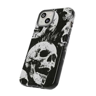 Punk Skull Riot · Tough Phone Case for iPhone · Black