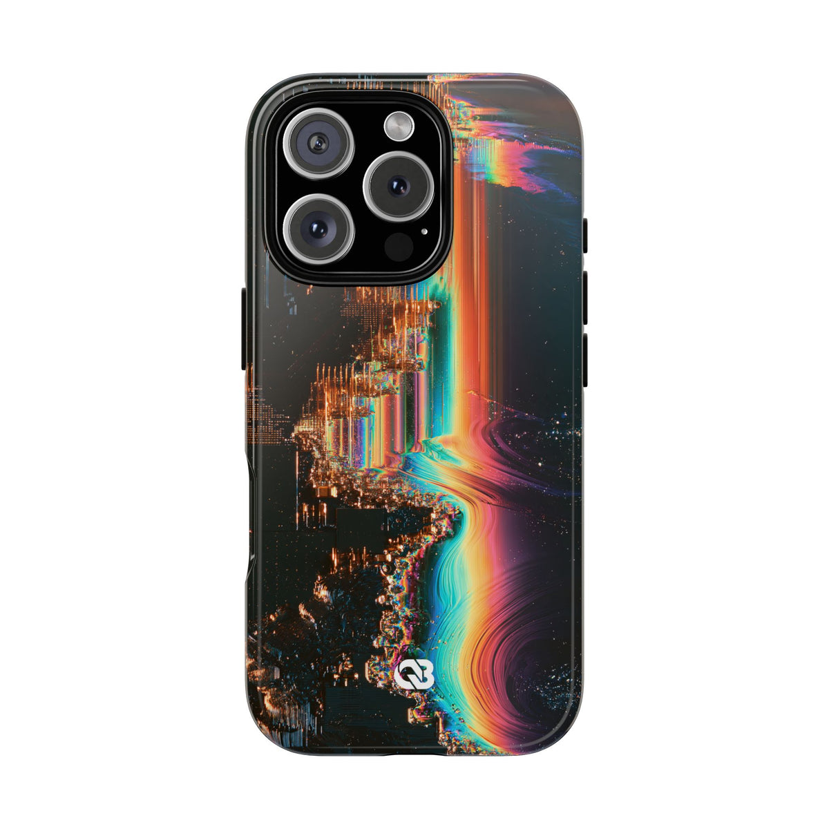 Prismatic Circuit · Tough Phone Case for iPhone · Black