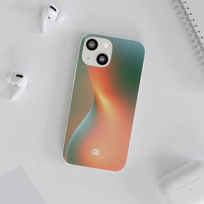 Radiant Contour · Lite Phone Case for iPhone ·  Orange