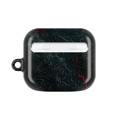 Crimson Rift · Hard Case for AirPods & AirPods Pro · Black