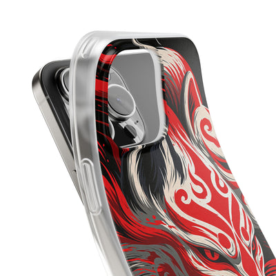 Crimson Kitsune Spirit · Lite Phone Case for iPhone ·  Red