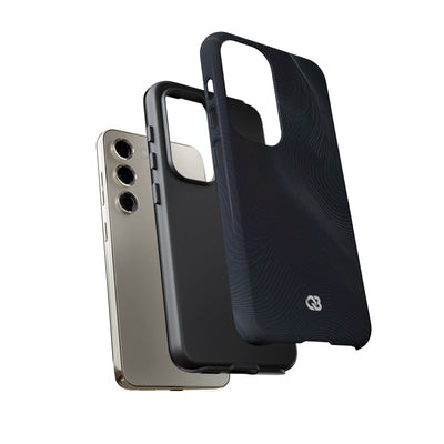 Black Tough Phone Case for Samsung - Obsidian Ridge Flux