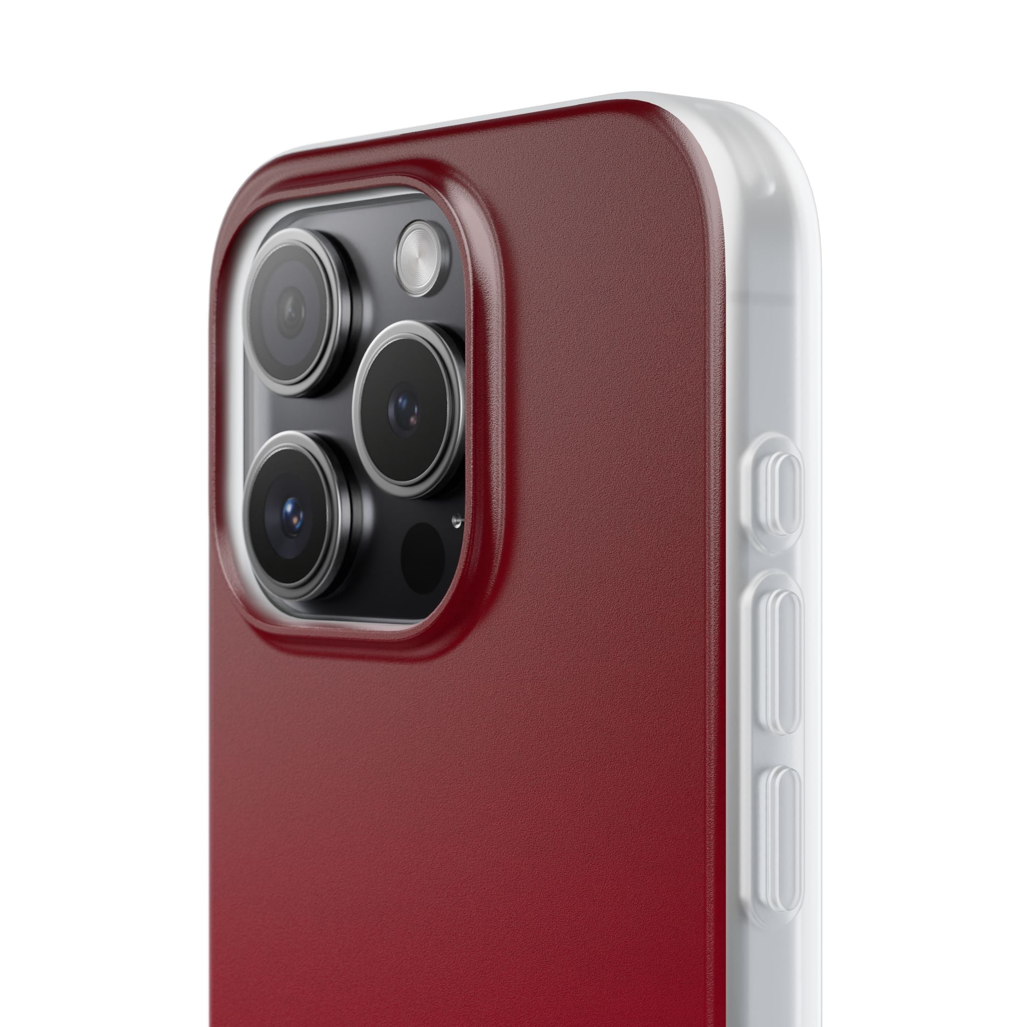 Red Lite Phone Case for iPhone - Crimson Velvet Fade