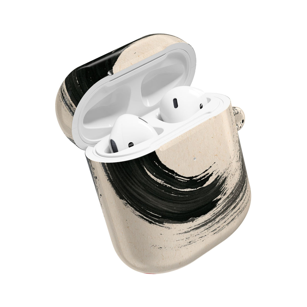 Zen Ensō Circle · Hard Case for AirPods & AirPods Pro · Beige