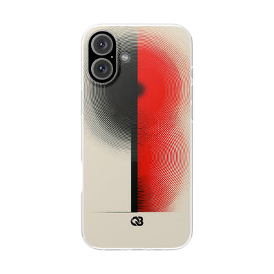 Red Lite Phone Case for iPhone - Split Signal Red