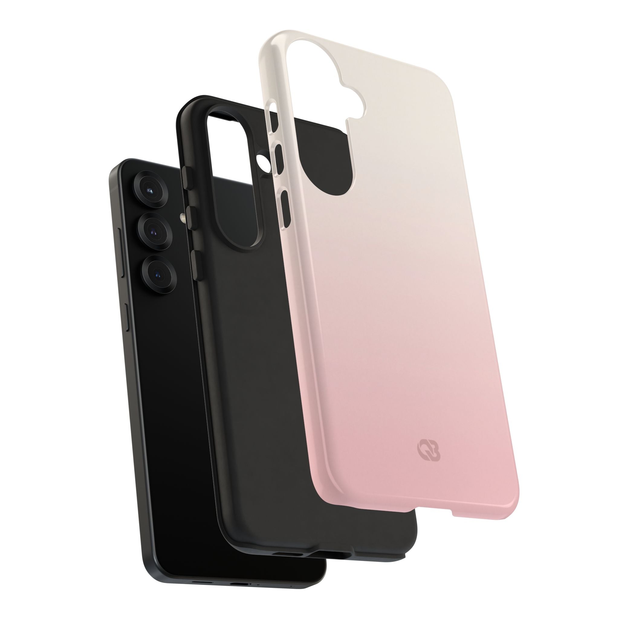 Pink Tough Phone Case for Samsung - Frosted Blush Horizon