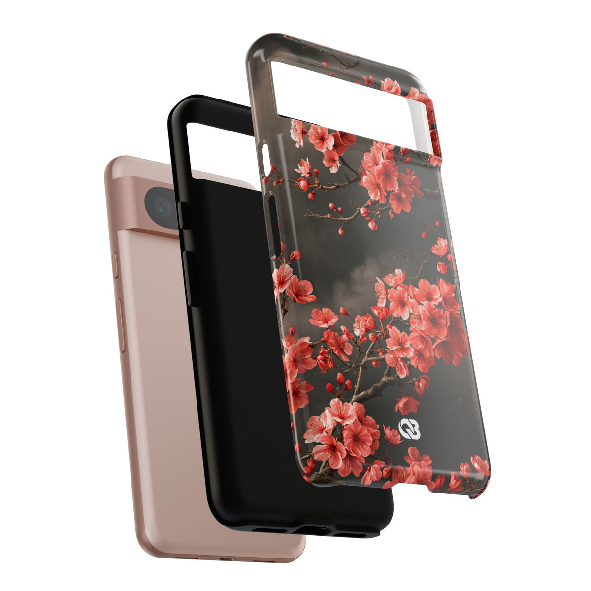 Dark Sakura Nocturne · Tough Phone Case for Pixel ·  Black