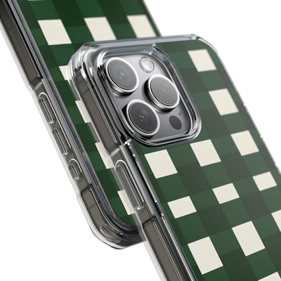 Hunter Green Rutig · Impact Mobilskal för iPhone · Magsafe