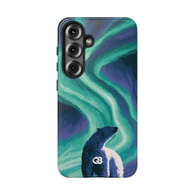 Arctic Aurora Bear · Tough Phone Case for Samsung · Teal