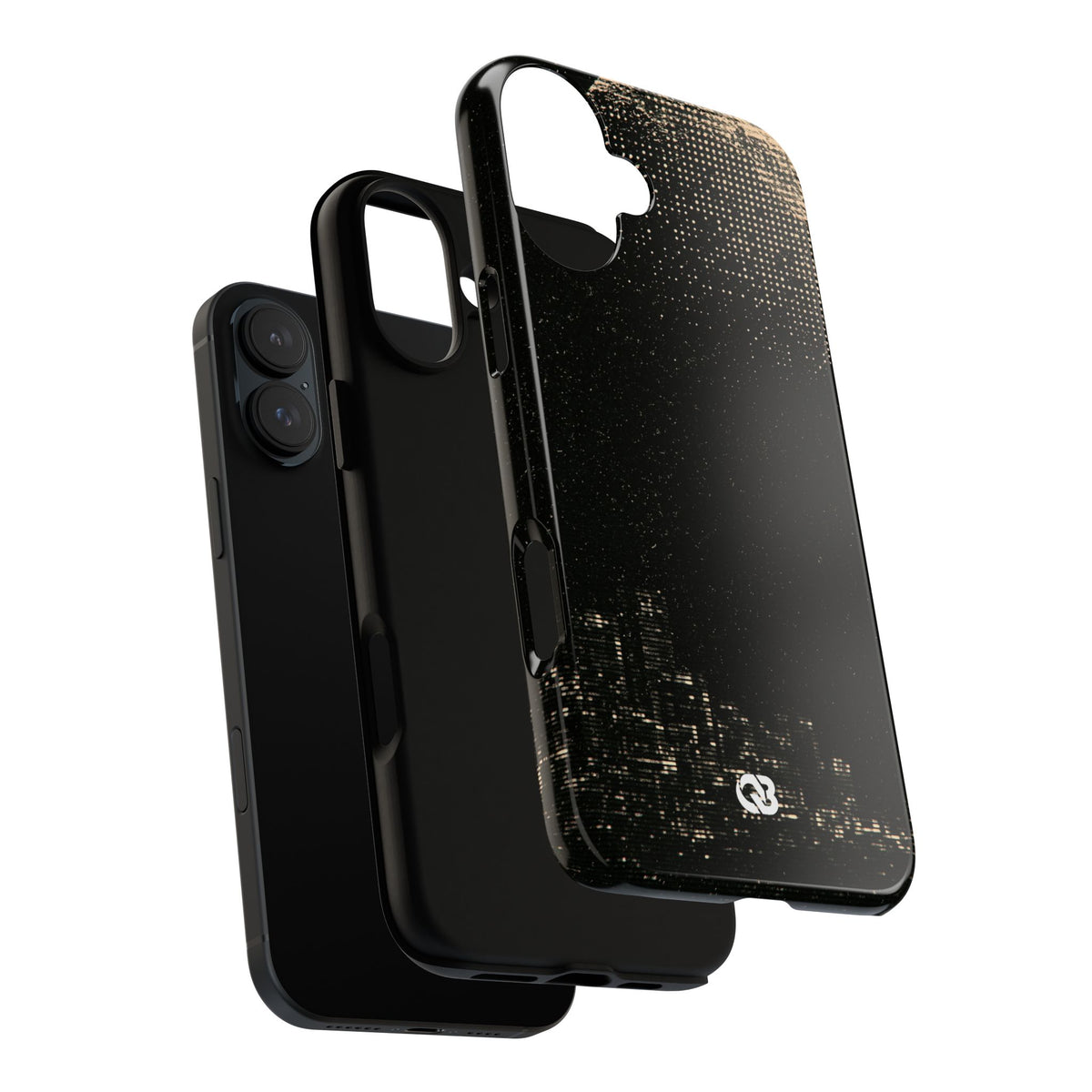 Lunar Metropolis Nocturne · Tough Phone Case for iPhone · Black