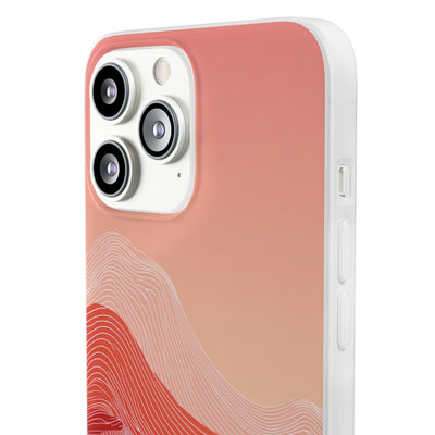 Coral Ridge Contours · Lite Phone Case for iPhone ·  Red