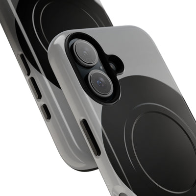 Grey Tough 2.0 Magsafe Phone Case for iPhone - Matte Onyx Sphere