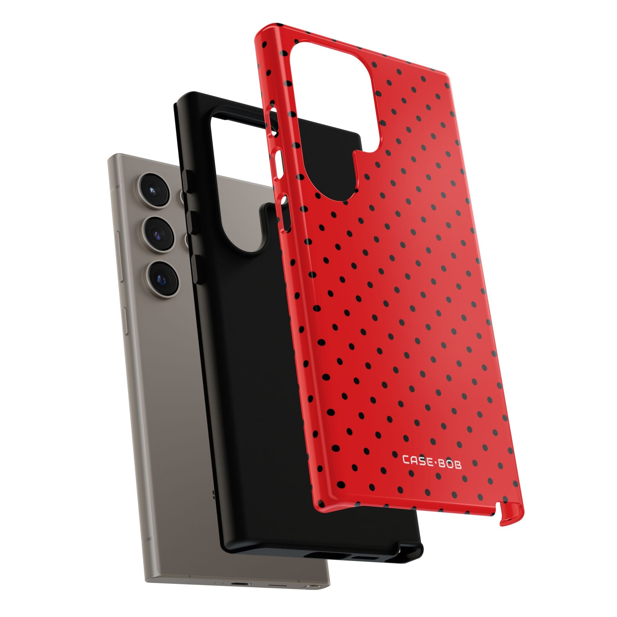 Crimson Dot Matrix Samsung S24 Ultra Case - Tough