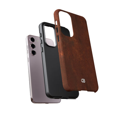 Orange Tough Phone Case for Samsung - Oxidized Iron Crust