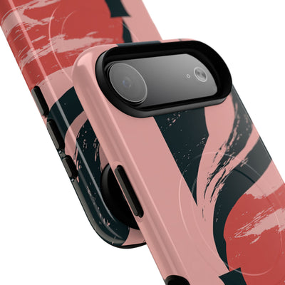 Pink Tough 2.0 Magsafe Phone Case for iPhone - Cinder Rose Plume