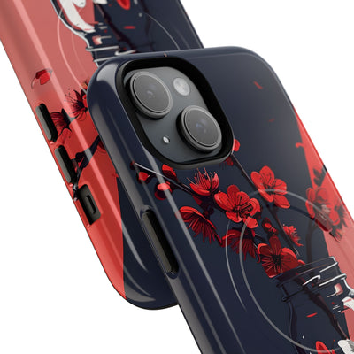 Crimson Blossom Jar · Tough+ Phone Case for iPhone · Magsafe