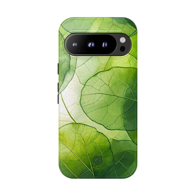 Emerald Leaf Veins · Tough Phone Case for Google Pixel