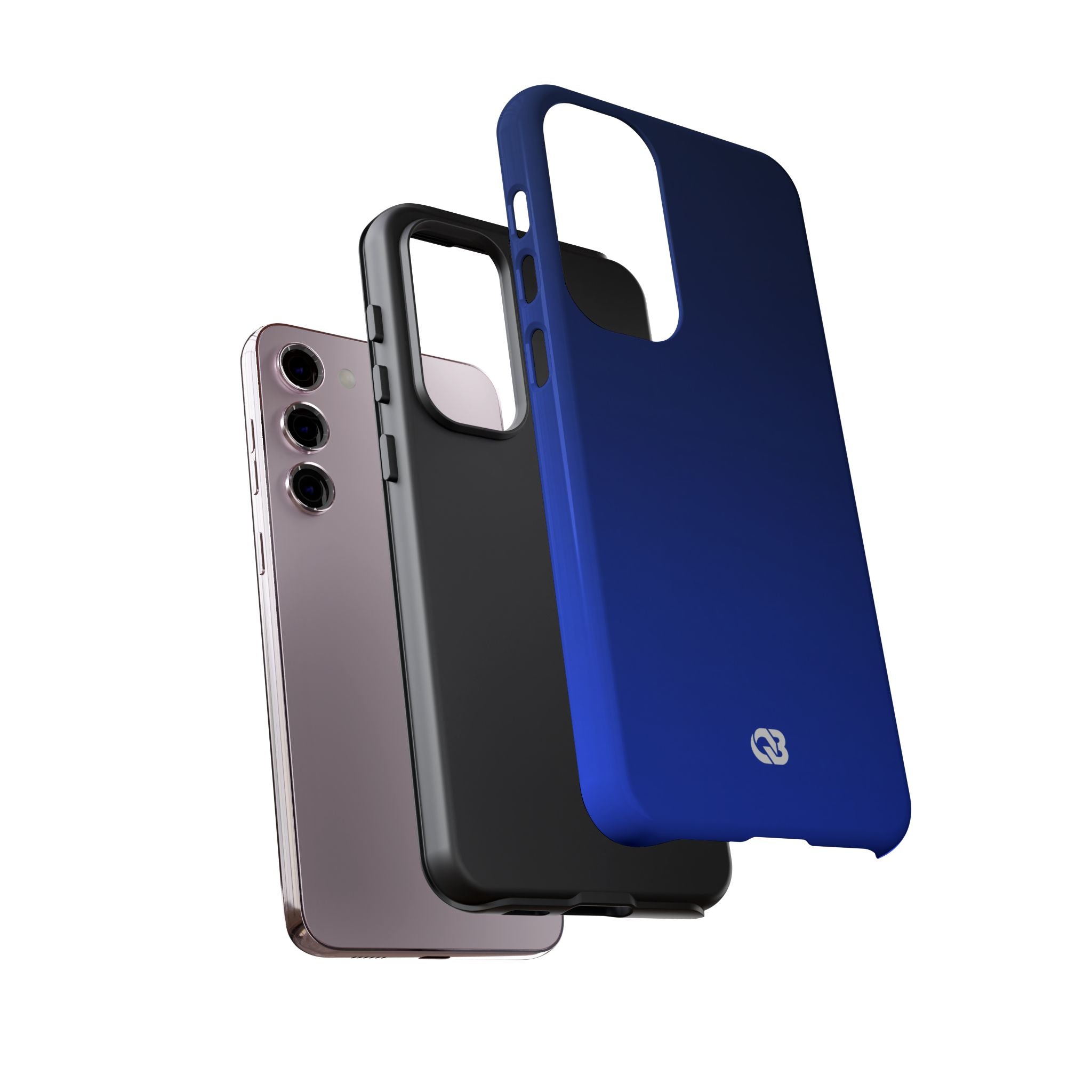 Blue Tough Phone Case for Samsung - Cobalt Depth Shift