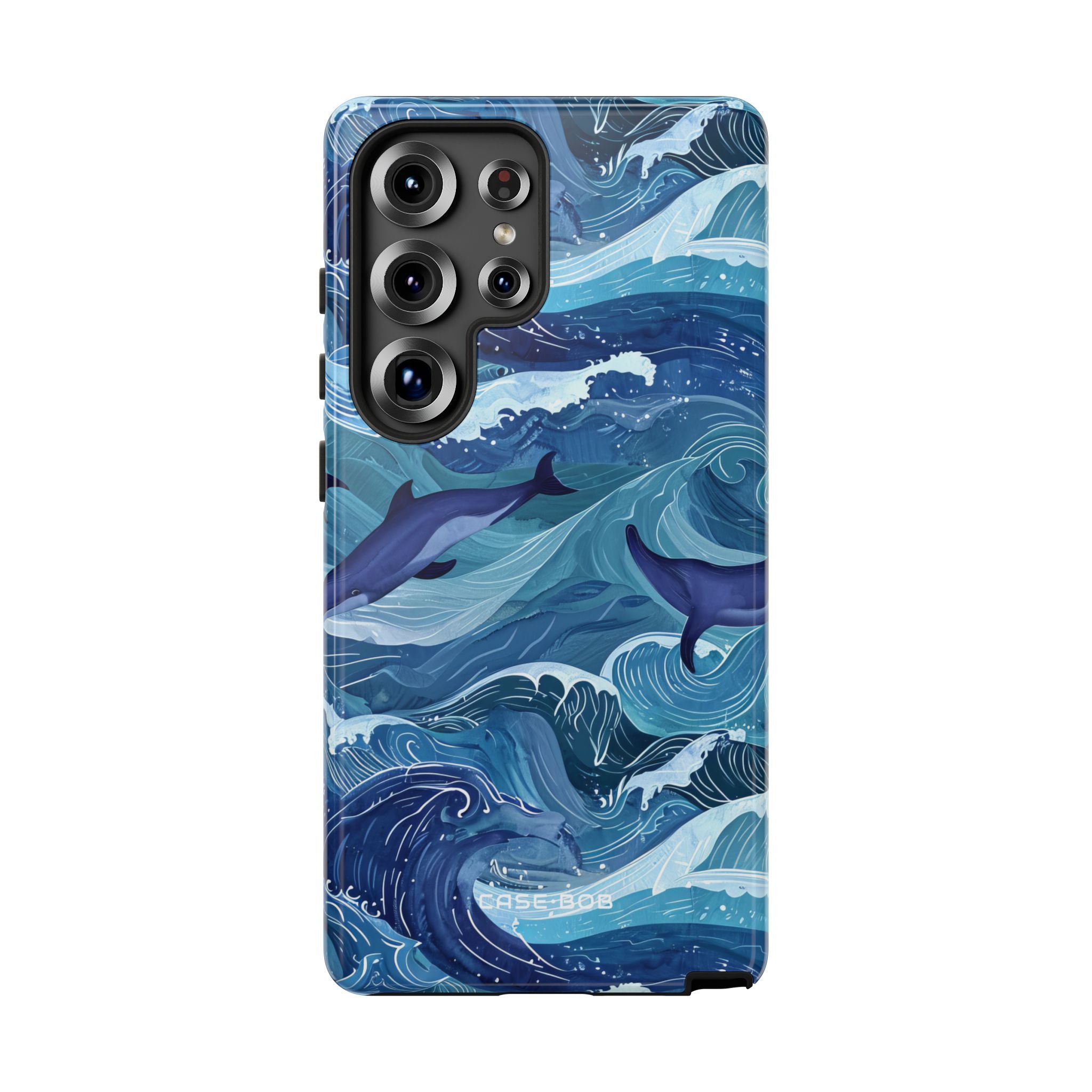 Dolphin Waves Samsung S25 Ultra Cover - Tough