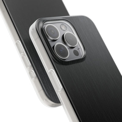 Obsidian Brushed Steel · Lite Phone Case for iPhone ·  Black