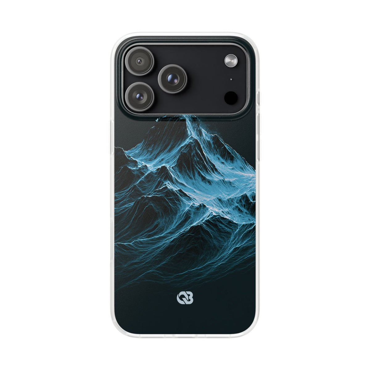 Nordic Frost Peak · Lite Phone Case for iPhone ·  Blue