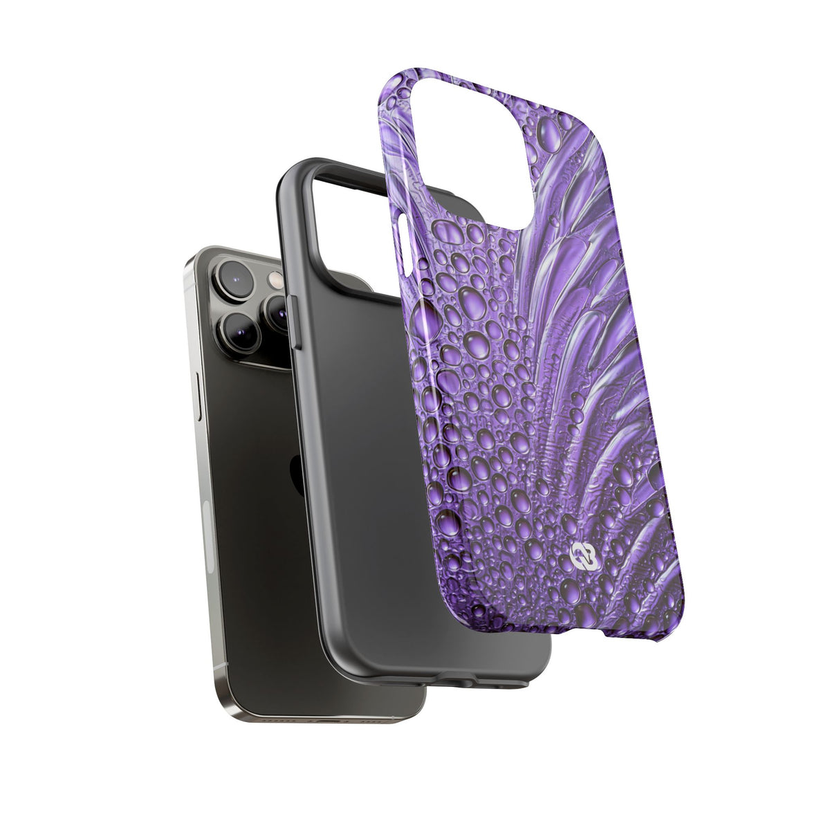 Violet Liquid Gel · Tough Phone Case for iPhone · Purple
