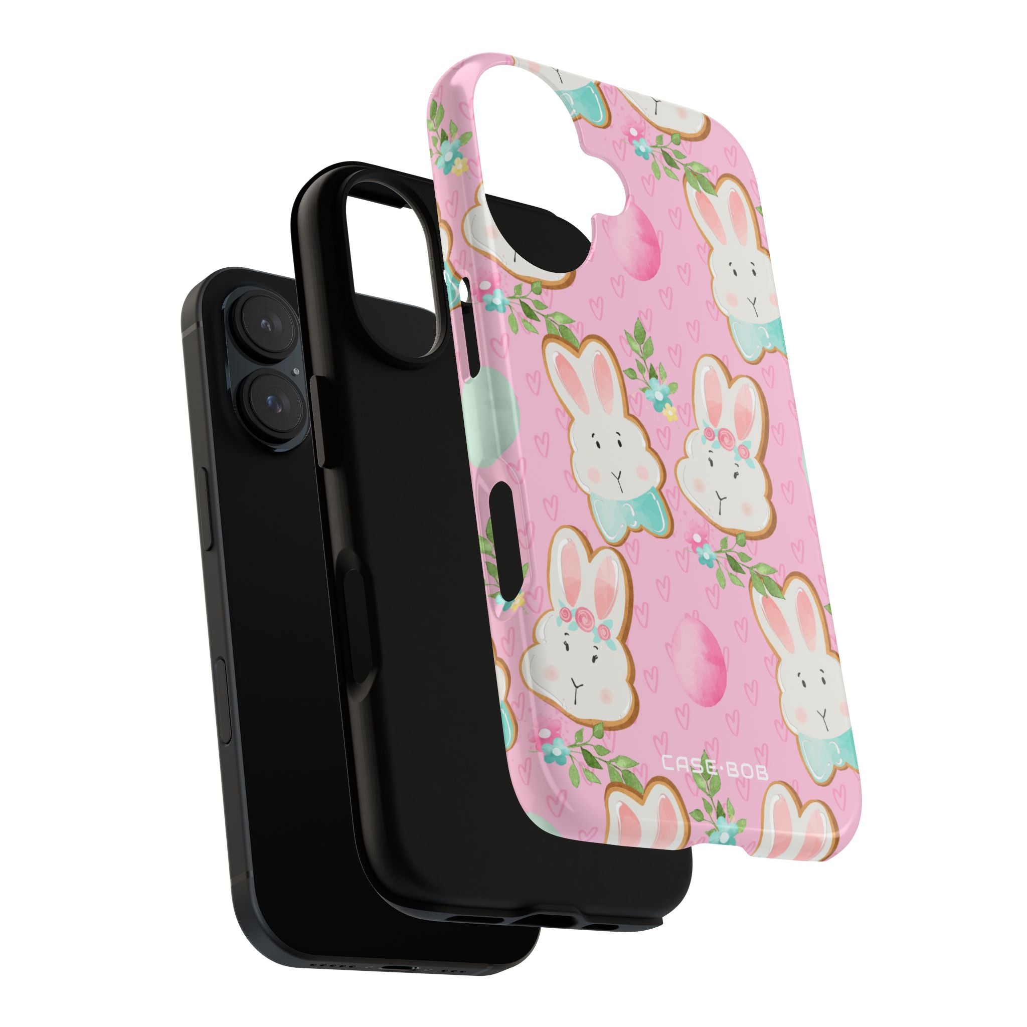 Bunny Blossom iPhone 16 Case - Tough